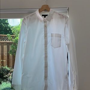 White button up dress shirt